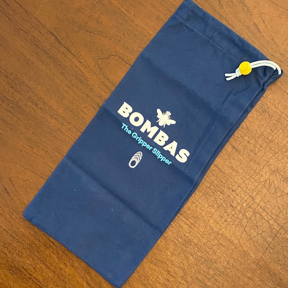 Bombas Navy Drawstring Bag • New